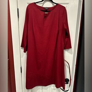 NWT Sharagano Red Dress with belt